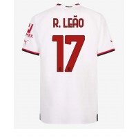 AC Milan Rafael Leao #17 Fotballklær Bortedrakt 2022-23 Kortermet